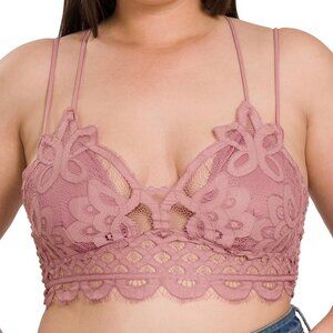 BB 19 LIGHT ROSE LACE BRALETTE